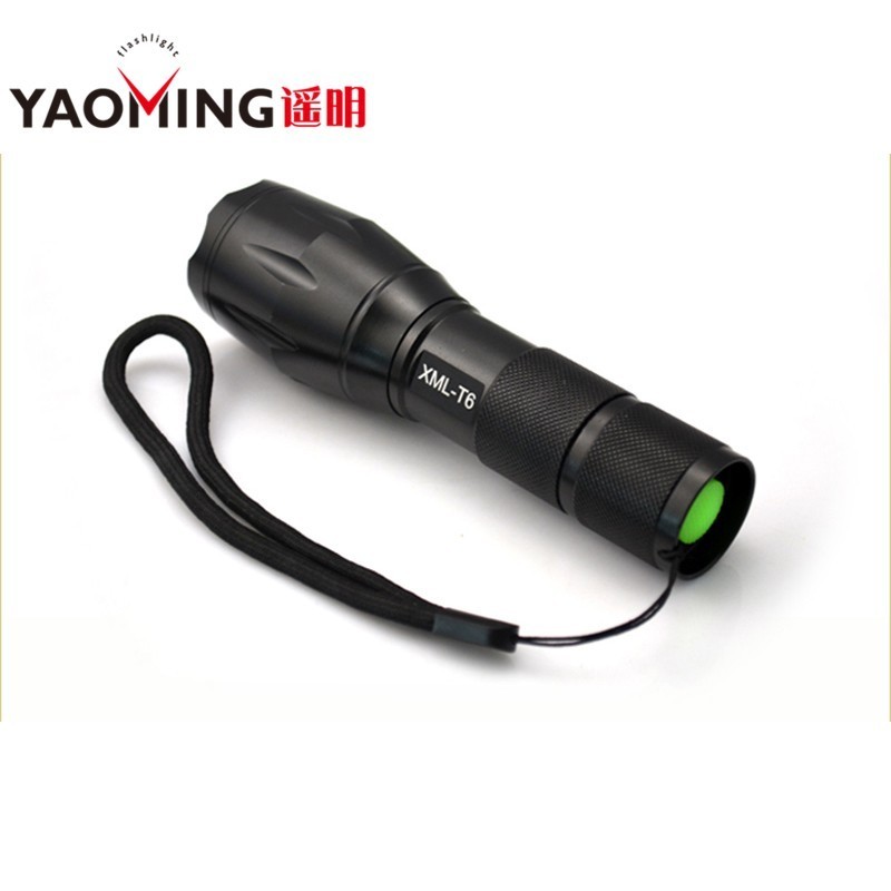 Zoomable 5 Modes Rechargeable Led Flashlight,Self Defensive High Lumen T6 Tactical Rechargeable led flashlight