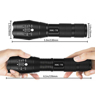 Tactical XML T6 long beam distance 1000 lumen bike flashlight G700 with rechargeable 18650 battery