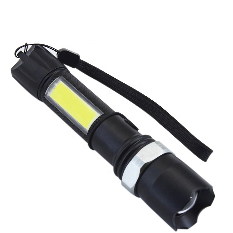 Self Defensive XPE Led Torch With Traffic Baton Rechargeable 1101 tactical Flashlight