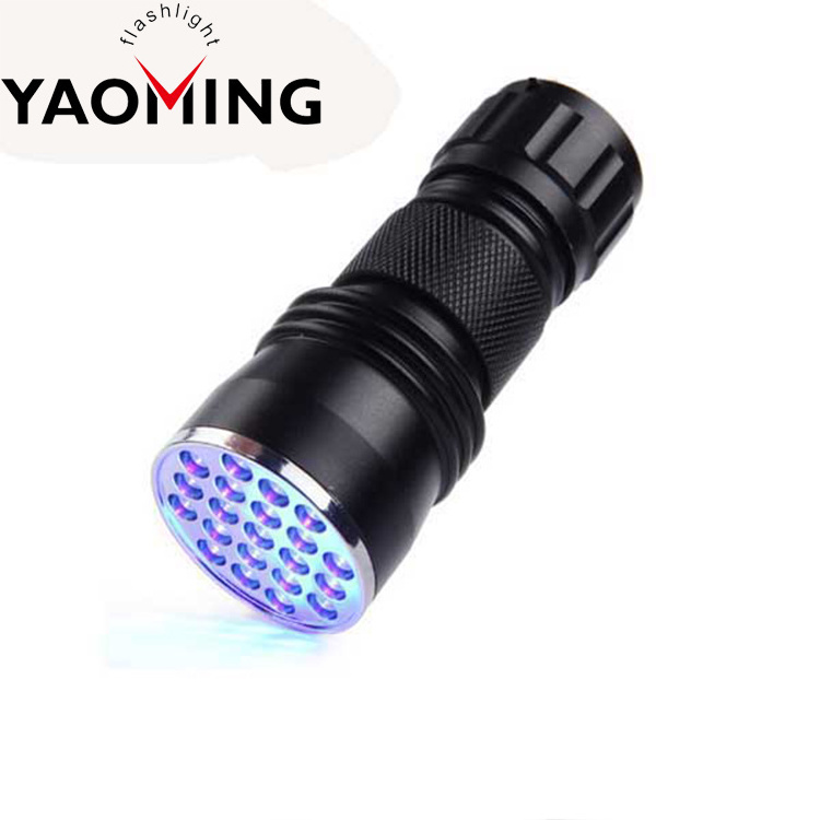 UV 21LED 395 nm Flashlight Black Light Ultraviolet Black light Detector for Dog Urine Pet Stains and Bed Bug