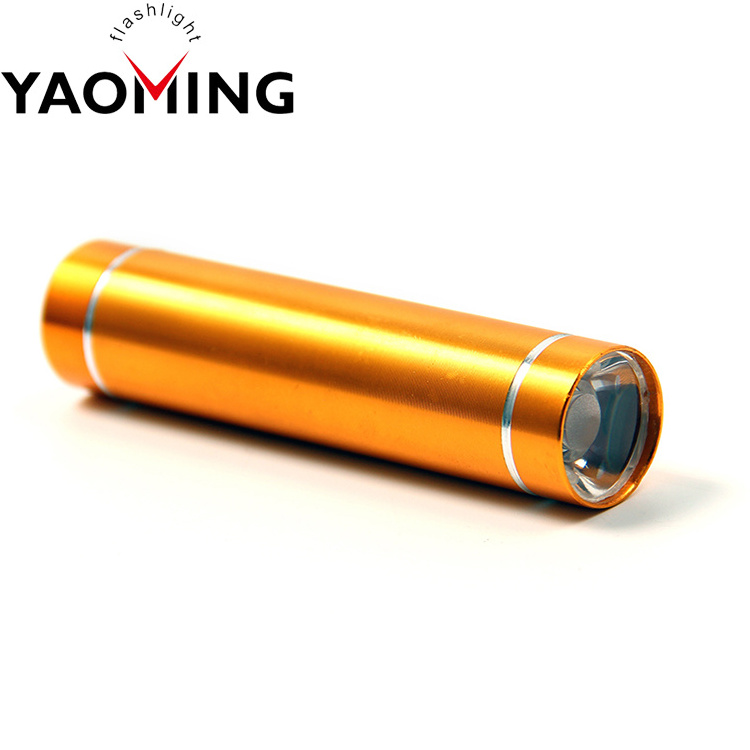 CE Certificate LED Mini 1W Aluminum Flashlight With AA Dry Battery Torch