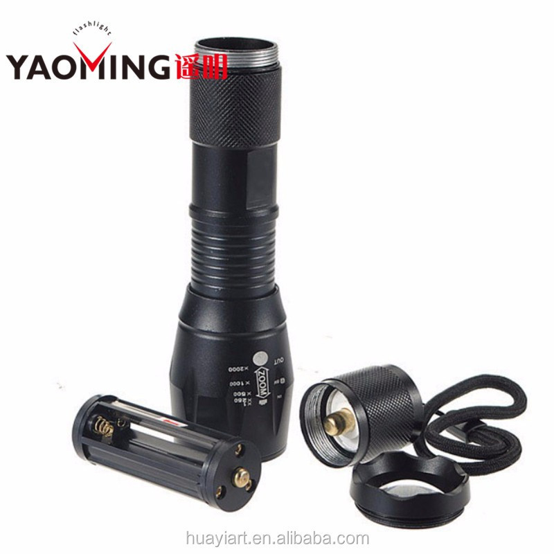 EDC Handy Zoom Flashlight Super Bright LED Flash Light Pocket Light