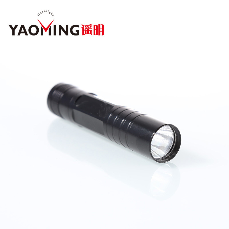 1*AA LED Emergency Pussy Pocket Portable Aluminum Mini Flashlight Wind Up Torch Light