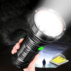 XHP50 High Power 10000Lumen Led 2KM Distance Flashlight Aluminum Torch USB Rechargeable Hunting Flashlight