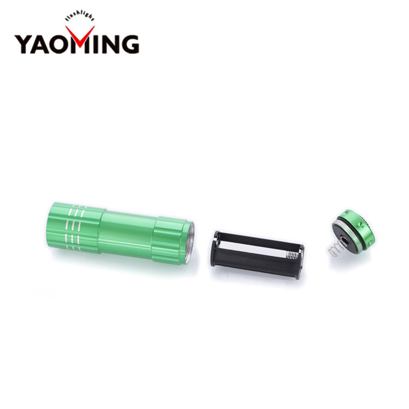 9 LED Flashlight Mini Gift Torch LED Flash Lights Hot Sale LED Key Torch High Brightness Flashlights YM-809B