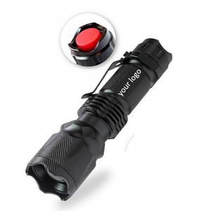 Radiant Design Attack Head Waterproof Torch 18650 High Lumen Zoomable LED Tactical Flashlight