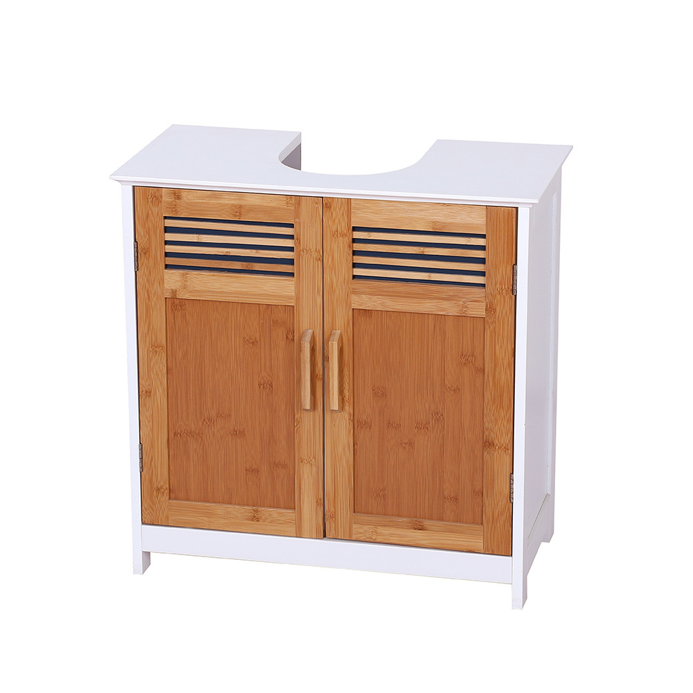 Stylish Bathroom Sink Cabinet Wooden Under Sink Storage Cabinet with Doors Vanity Cabinets Bathroom Furniture