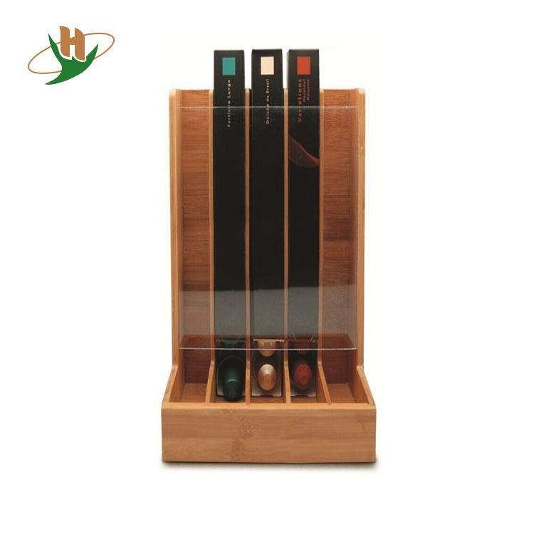 Bamboo Nespresso Coffee Pods Holder