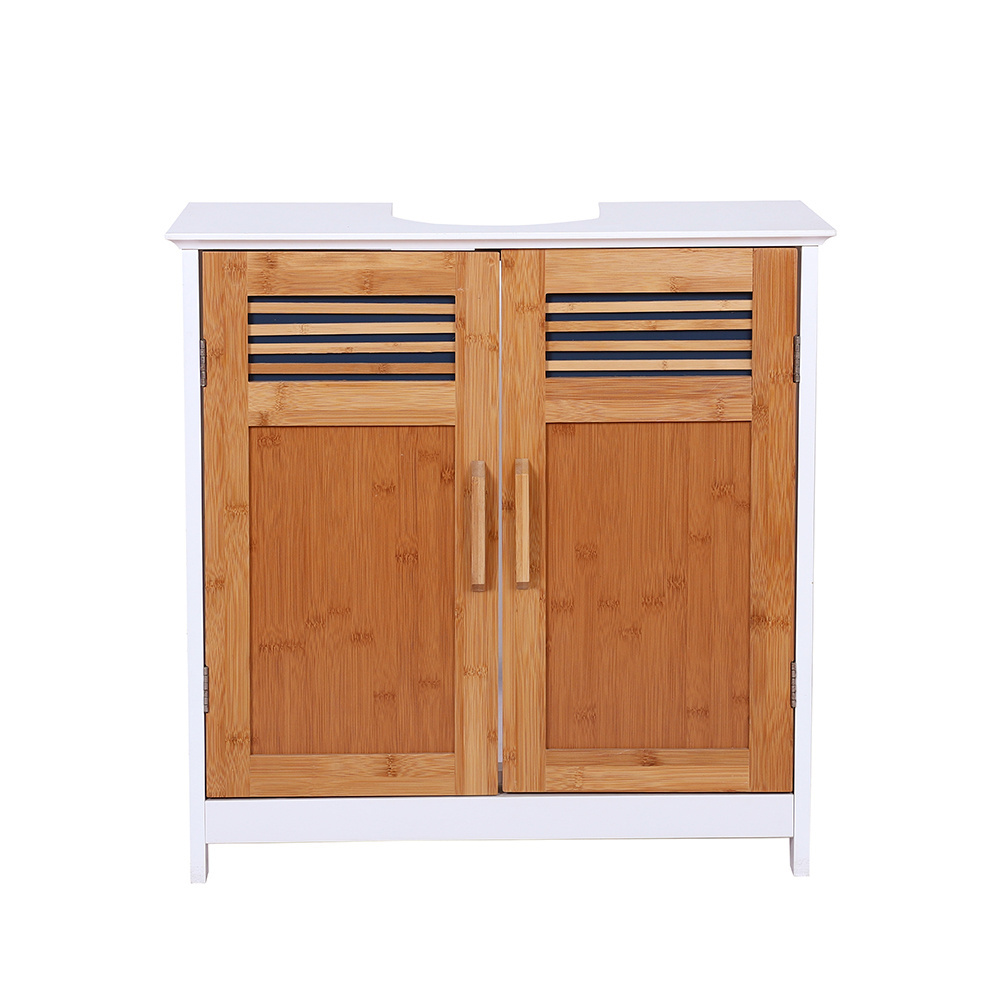 Stylish Bathroom Sink Cabinet Wooden Under Sink Storage Cabinet with Doors Vanity Cabinets Bathroom Furniture