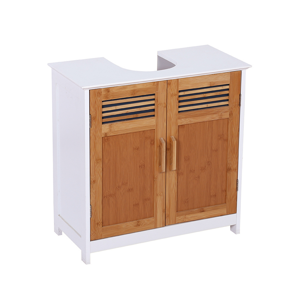 Stylish Bathroom Sink Cabinet Wooden Under Sink Storage Cabinet with Doors Vanity Cabinets Bathroom Furniture