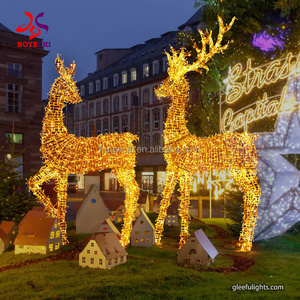 2.7m Christmas deer 3D reindeer decorative theme lights factory spot wholesale garden landscape lights