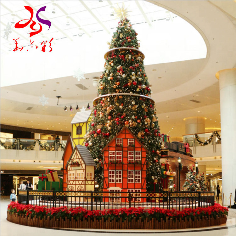 Christmas props and sculptures New Year  Giant Outdoor Commercial Lighted Christmas Tree