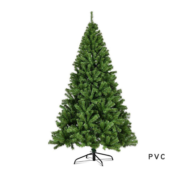 6ft 7ft 8ft 9ft arboles de navidad PVC PE PET Artificial Decoration Custom commercial christmas tree