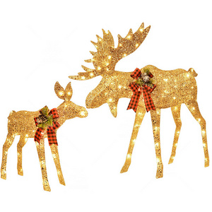 Factory reindeer christmas decoration outdoor Christmas reindeer light