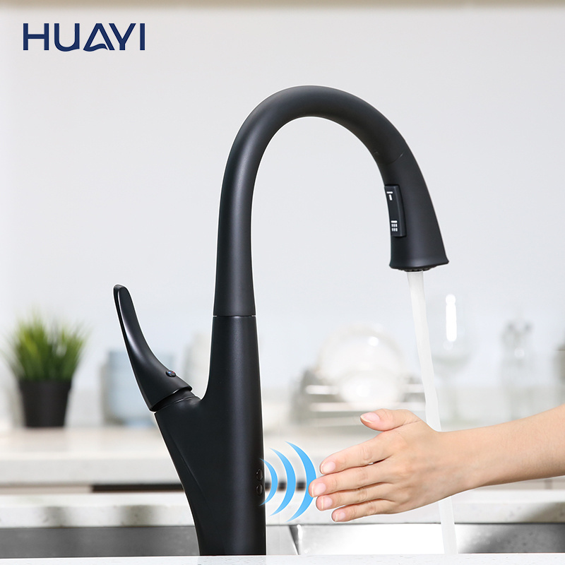 Huayi UPC CUPC Torneira Cozinha Goumert Touchless Sensor Pull Down Sink Taps Mixer Kitchen Faucet