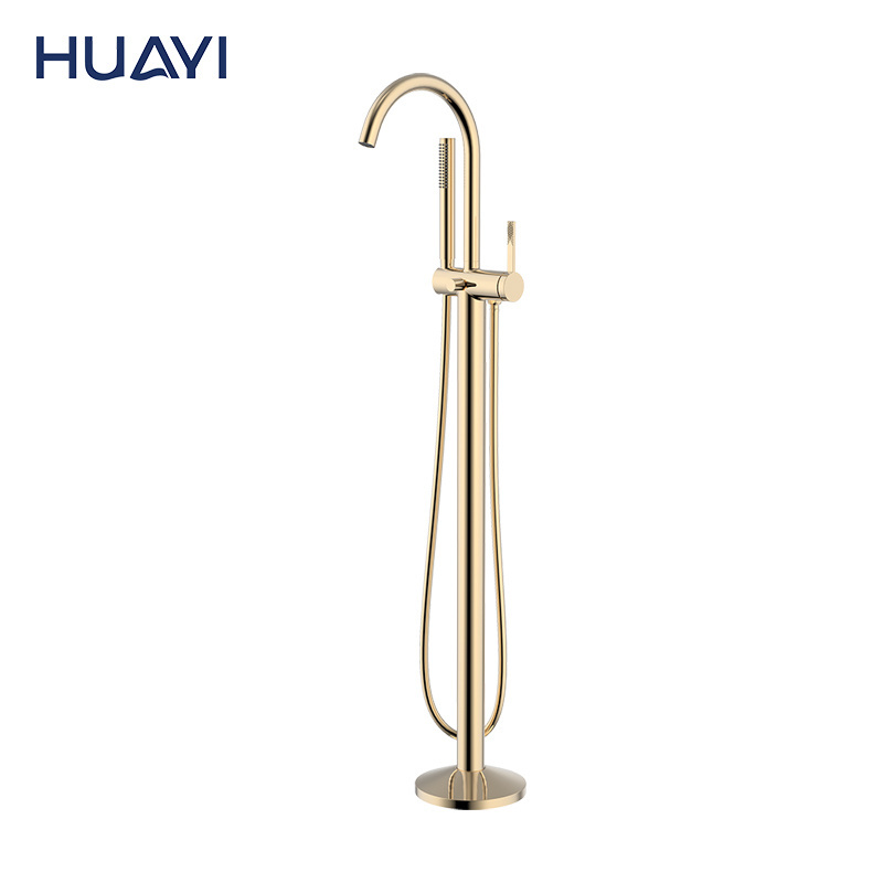 Huayi Bath Shower Mixer upc Filler Shower Mixer Freestanding Bathtub Faucet