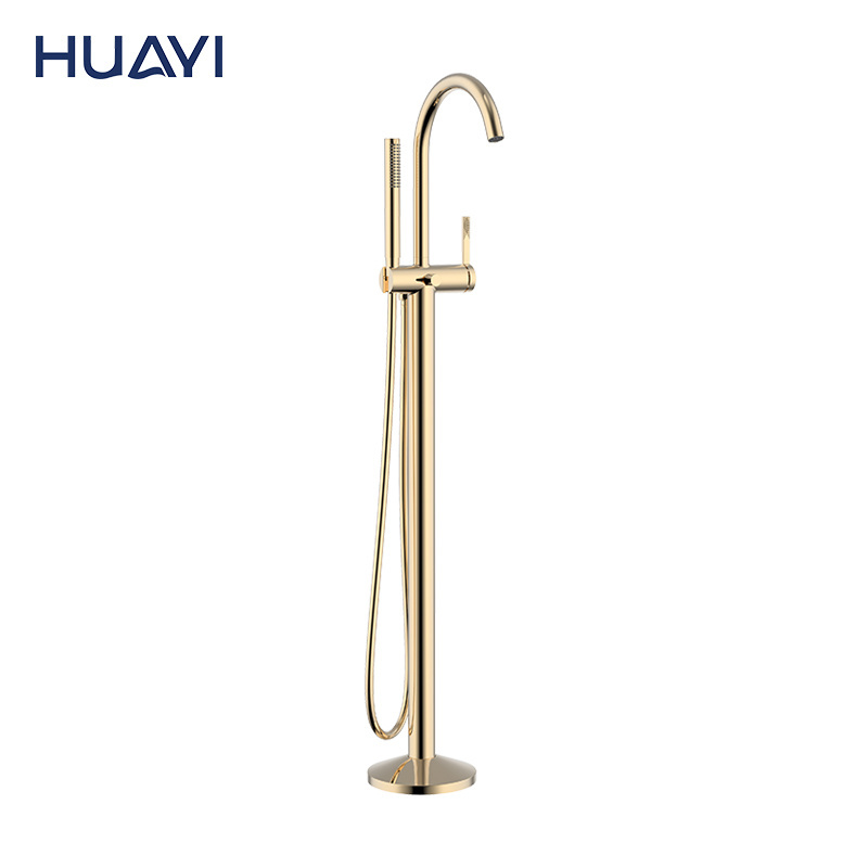 Huayi Bath Shower Mixer upc Filler Shower Mixer Freestanding Bathtub Faucet