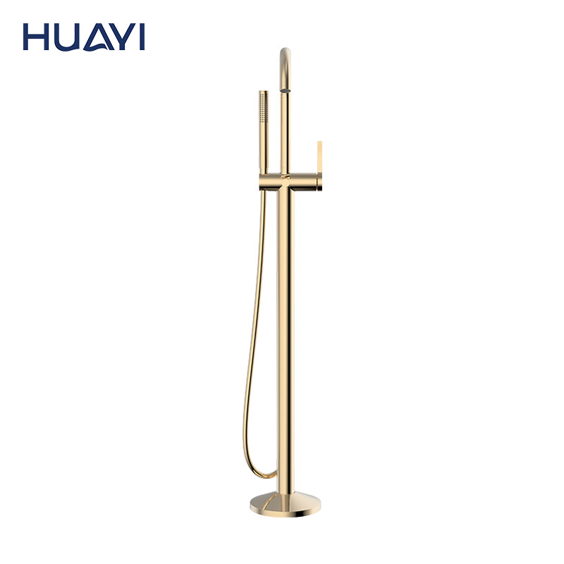 Huayi Bath Shower Mixer upc Filler Shower Mixer Freestanding Bathtub Faucet