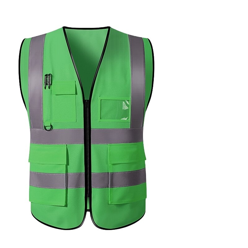 HY Engineer safety vest reflective workwear jacket blue reflective vest