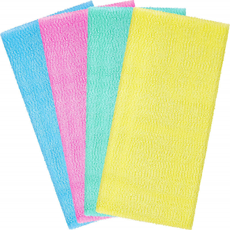 Premium Bath Body Scrub Exfoliating Washcloths Japanese Skin Beauty Washcloth Exfoliating Shower Towel Back Scrubber For Shower