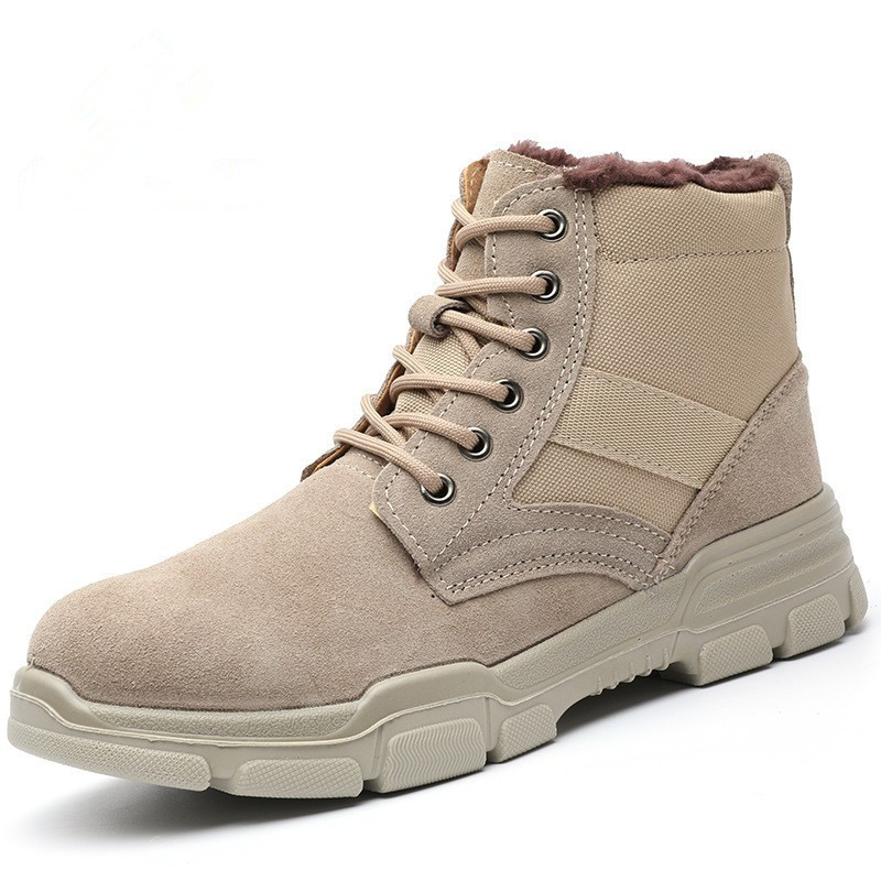 Men Women Wear-resistant Winter Warm Outdoor Non-slip Shoes Boots