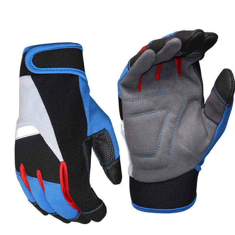 Windproof anti slip synthetic leather bike cycling motorcycle gloves guantes ciclismo touch screen mechanical gloves