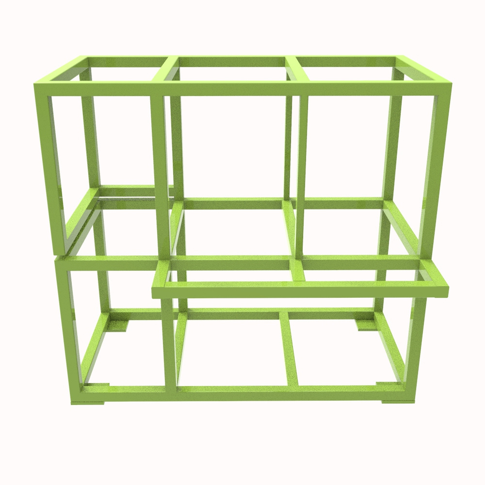 OEM Multifunctional Standing 3-Tier Stainless Steel Metal Wire Display Shelf Household Storage Holders & Racks for Storing