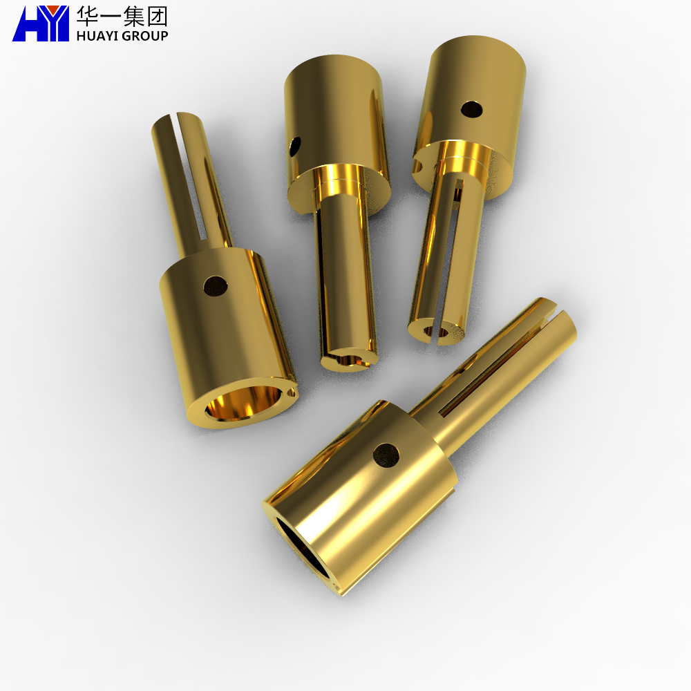 OEM Precision service cnc machining items brass hot forging parts brass with gold plated mounting parts