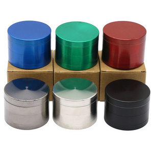 Custom logo 50mm-100mm 4 Layer Zinc Alloy Herb Grinder Manufacturer