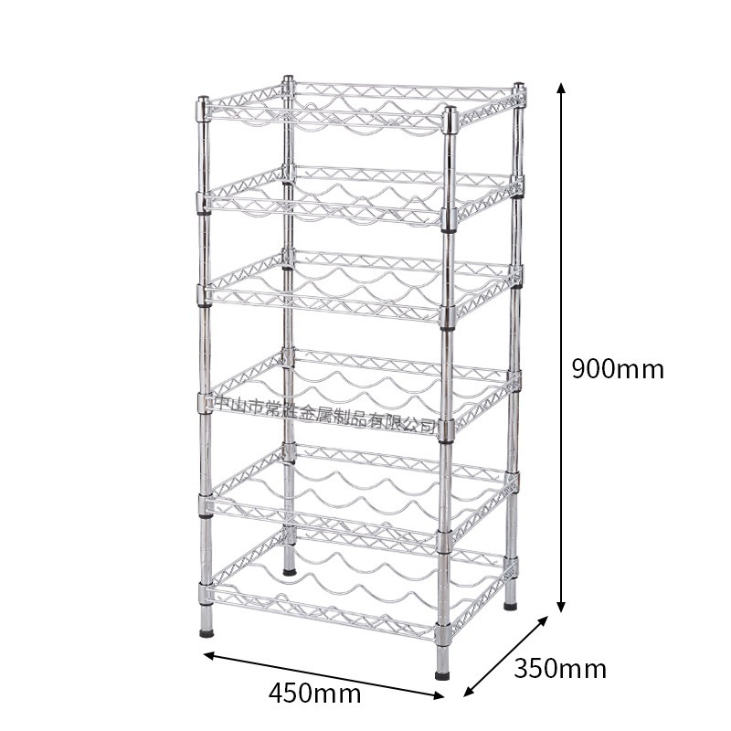 Custom metal wire shelf creative wine rack decoration Wine rack upside down wine glass holder home living room display stand