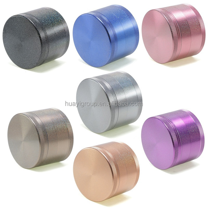 Grinder Matt Herb Gold 75mm or 50mm Aluminum Herb Grinders