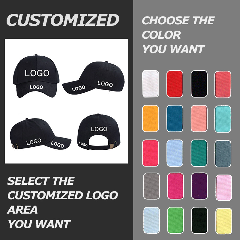 Custom made small MOQ baseball cap with 3d embroidery logo sports caps baseball cap hat