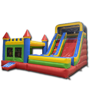 Huayi Inflatable Bounce House Banners Fire Truck Inflatable Bounce House For Sale