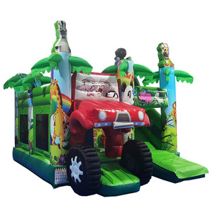 Moonwalk Commercial Inflatable Monster Truck monster bouncer inflatable bouncer fire truck