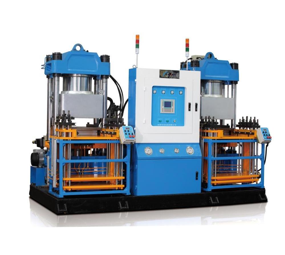 Vacuum vulcanizing press molding machine 200 ton HYL-200V rubber machine high quality rubber compression machine