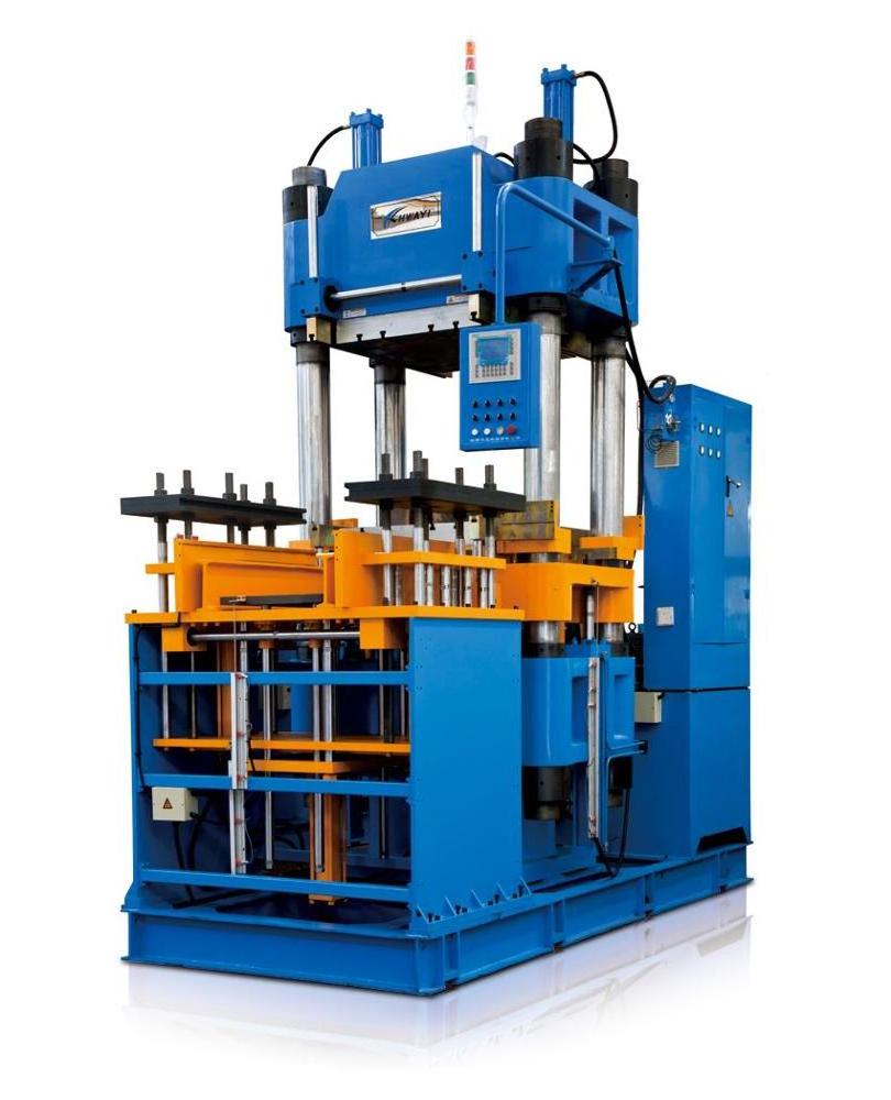 Vacuum vulcanizing press molding machine 200 ton HYL-200V rubber machine high quality rubber compression machine