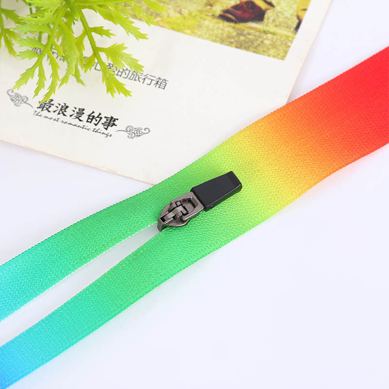 HOO 3# Colorful Nylon Waterproof Invisible Open-End Zipper for DIY Bags Garments Shoes Tailor Sewer Craft Tools