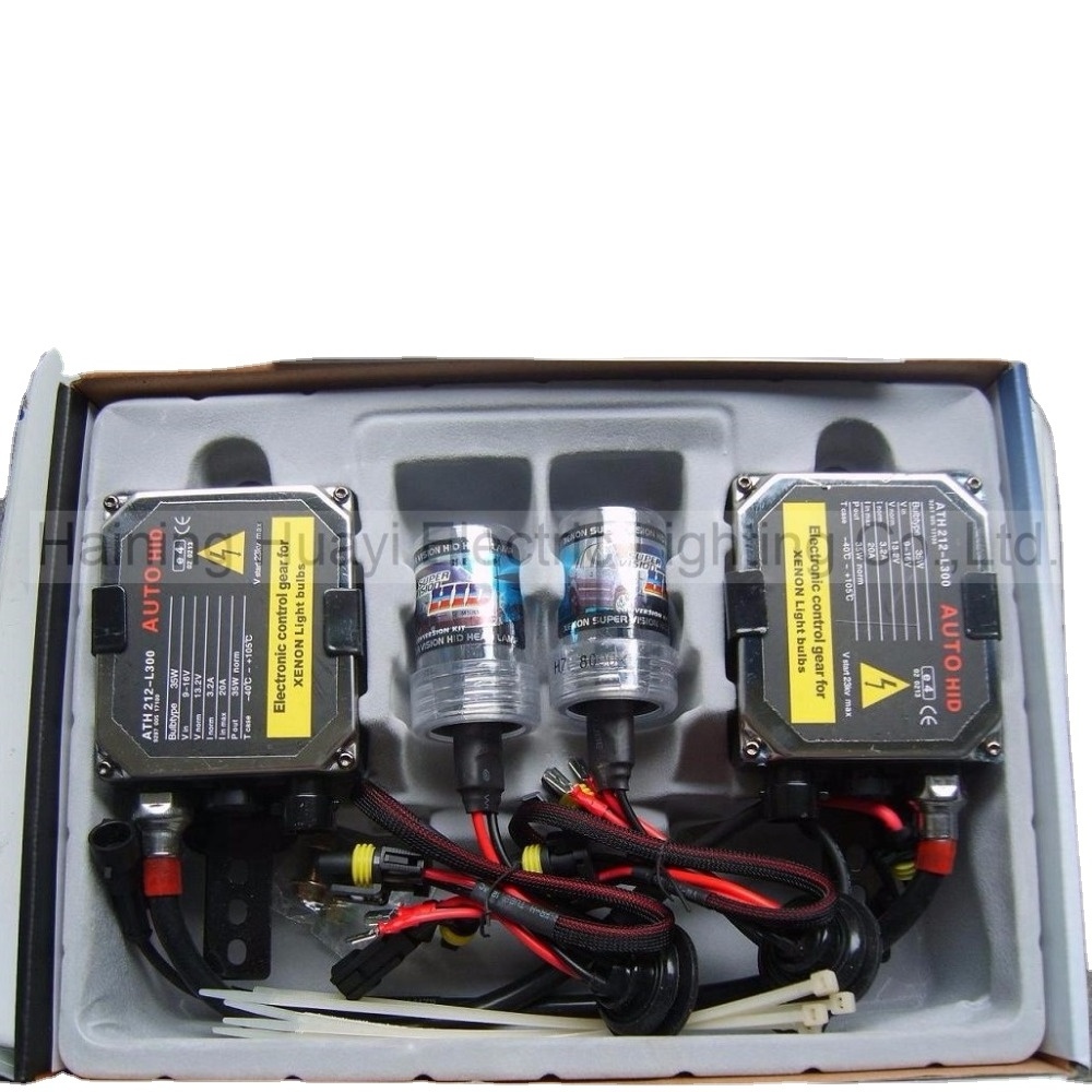 Hot Selling All Color 35W 55W Single Beam Auto Car Lamp H7 Xenon HID Kit with Digital Ballast