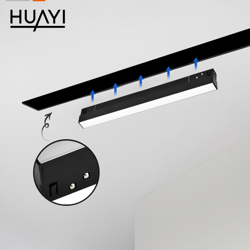 HUAYI Wholesale Price SMD 10w 20w 30w 40w 16w Commercial Shops Magnetic LED Track Light