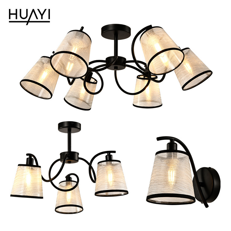 HUAYI New Product E14 Luxury Indoor Living Room Bedroom Modern Ceiling Light