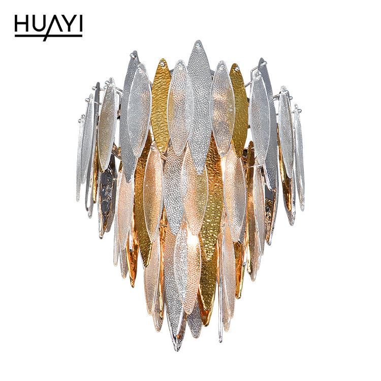 HUAYI Modern Decoration Simple Style 5*5w Indoor Living Room Hotel Bedroom Modern Decoration Crystal Led Ceiling Lamp