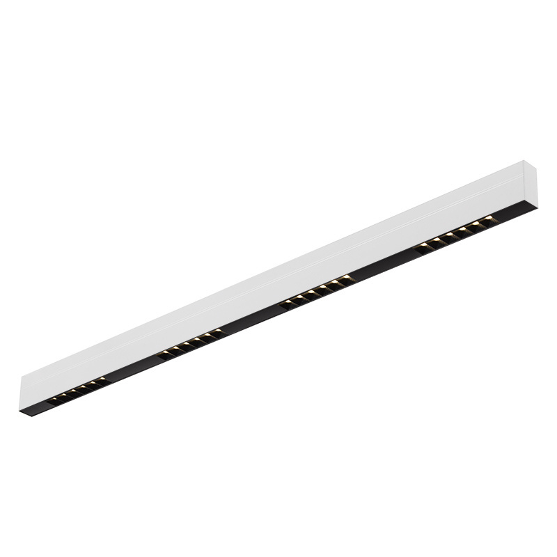 HUAYI CE Aluminum IP20 Black Smd 3030 20w 40w Led Linear Pendant Light Fixture