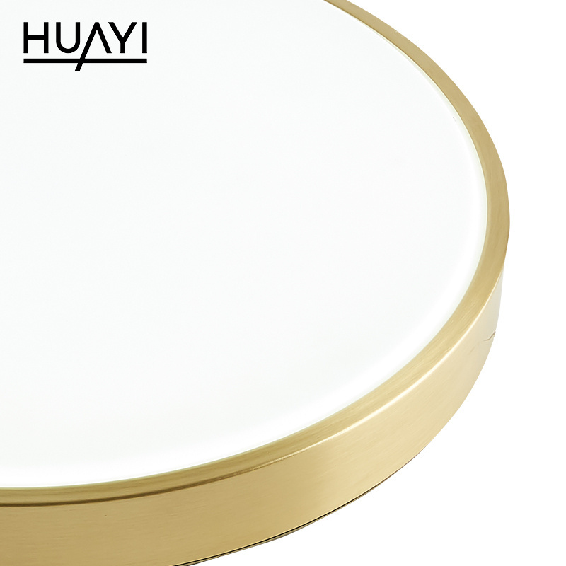 HUAYI New Arrival Nordic Round 18w 24w Surface Mounted House Bedroom Lamp Modern LED Ceiling Light