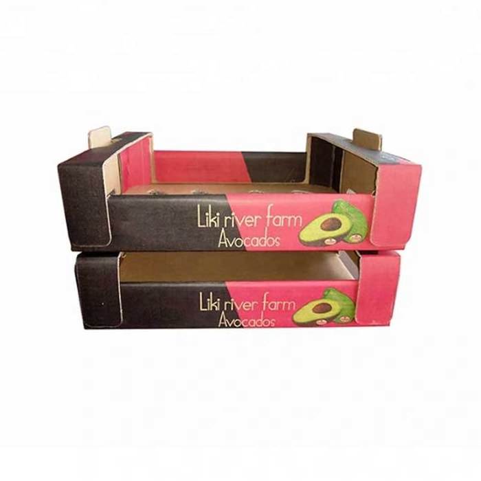 eco friendly Fruit packing boxes customized cardboard box banana mango carton box