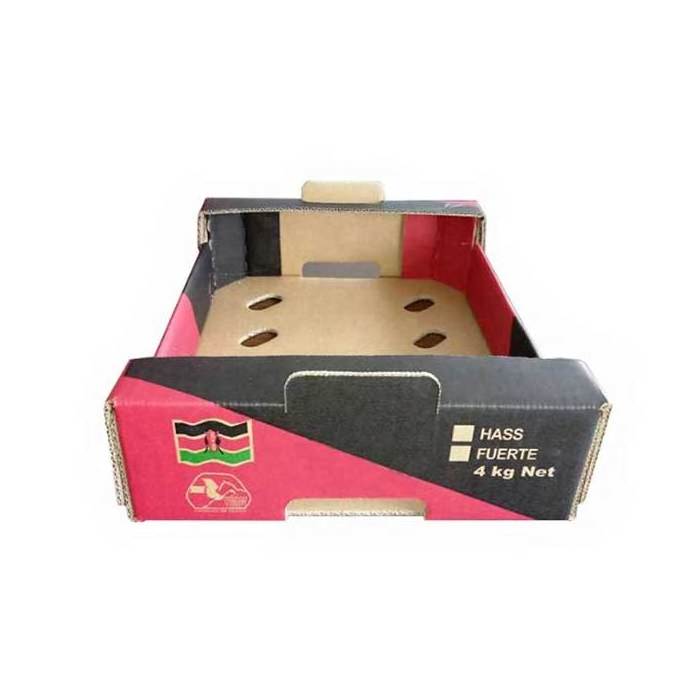 eco friendly Fruit packing boxes customized cardboard box banana mango carton box