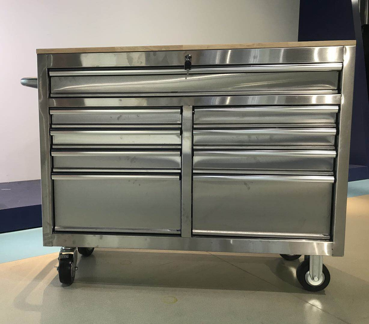 46 inch 24 drawer stainless steel tool chest for sale garage cabinet storage