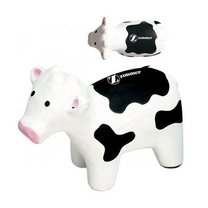 2023 Advertising Milk Cow Stress Toys/Promotional PU foam Milk Cow Stress ball/Custom logo Milk Cow Stress reliever Antistress