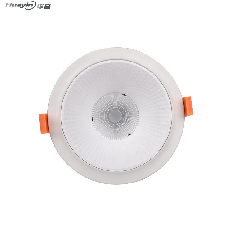 97Ra Fixture Anti Glare Round Led Lights 8W 10W 20W 30W 40W Australian 6 Inch 8Inch Ceiling Recessed Cob Downlight