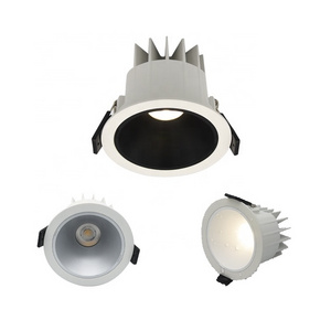 IP67 outdoor anti glare ceiling lighting lamp 10W 12W 18W  20W 30W 35w 40W  dimmable IP66 waterproof cob downlight ip65 recessed