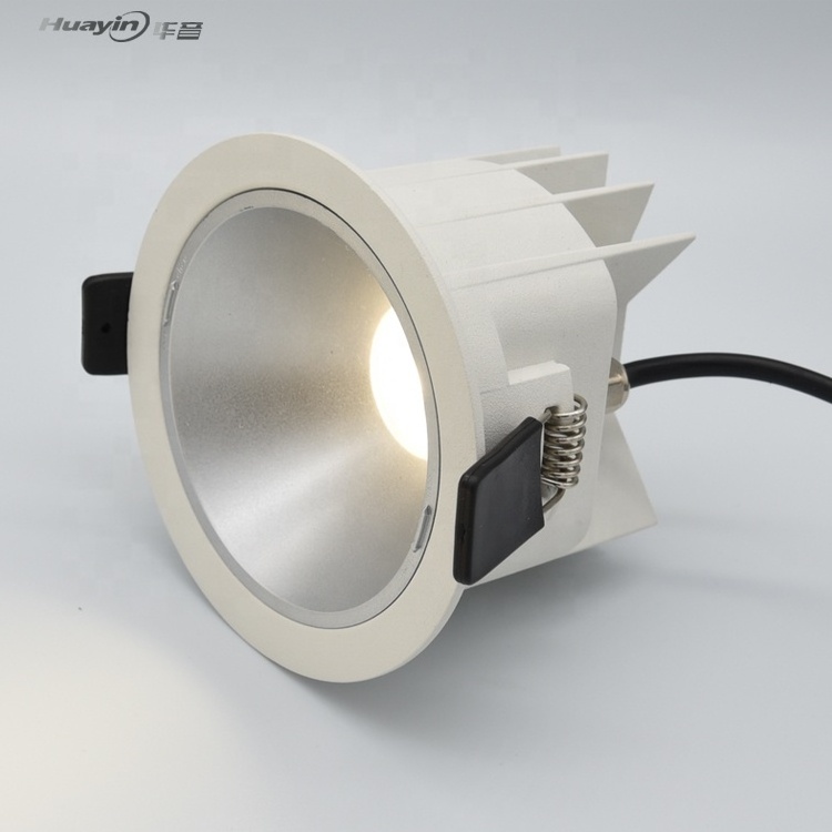 IP67 outdoor anti glare ceiling lighting lamp 10W 12W 18W  20W 30W 35w 40W  dimmable IP66 waterproof cob downlight ip65 recessed